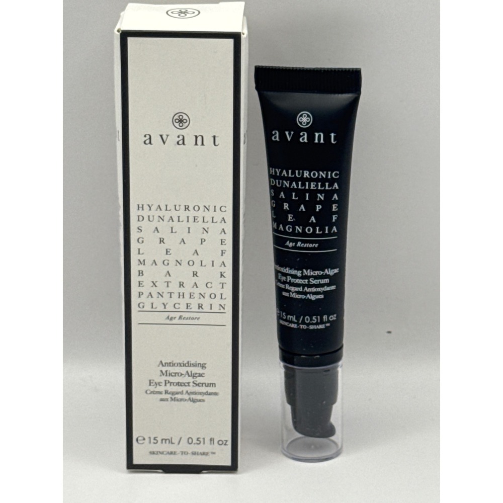 Avant‎ Skincare Hyaluronic Micro-Algae Eye Protect Serum 15ml Age Restore NEW
